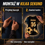 MistrzLED™ | Personalizowane lustro LED – koszulka piłkarska
